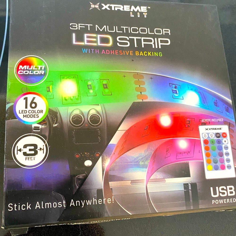 LED strip lights. NWT